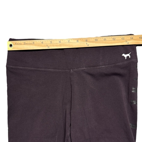 PINK Victoria’s Secret Ombré Leggings Womens Medium‎ Purple Pink Logo Activewear - Picture 5 of 10